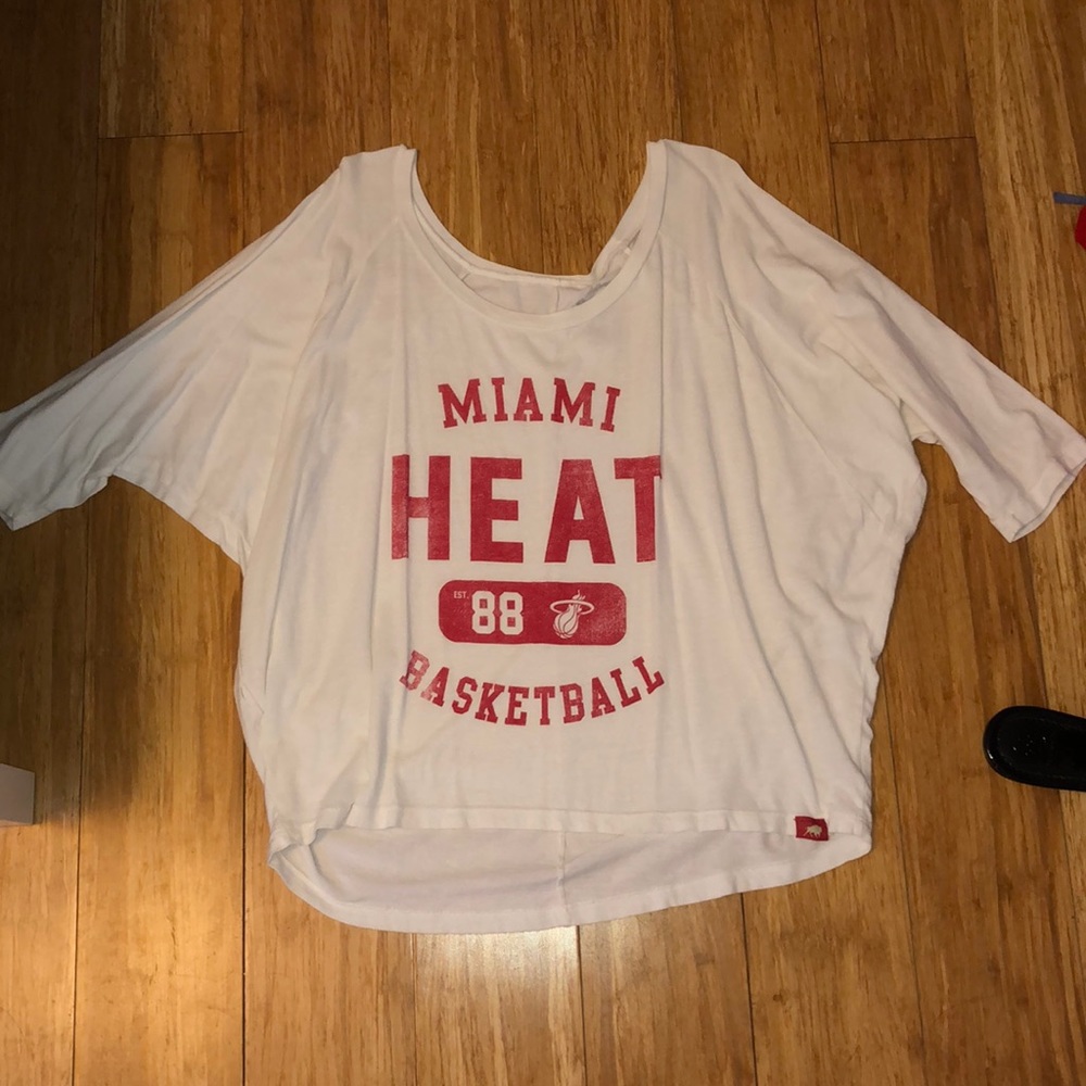 WHITE MIAMI HEAT SHIRT